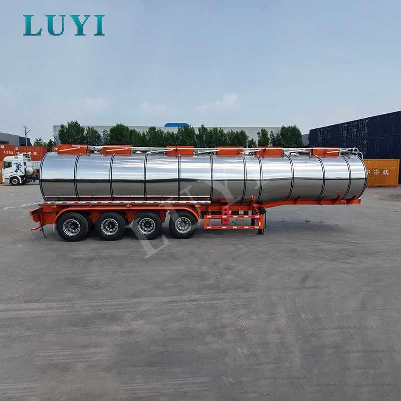 4-Axle 40000 Liters Fuel Tank Semi-Trailer