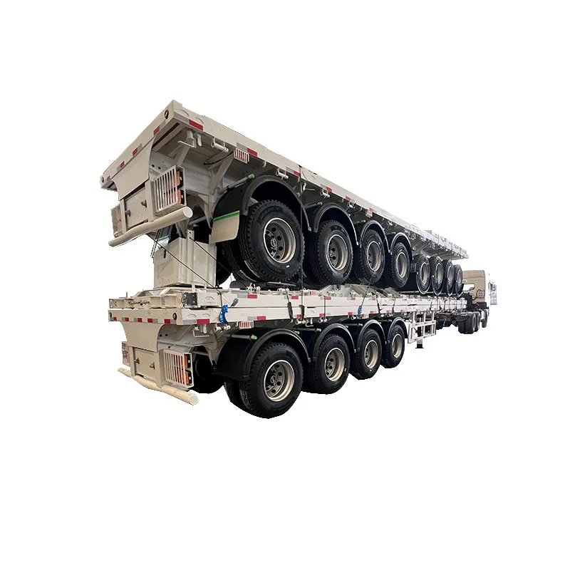 4-axle flatbed semi-trailer