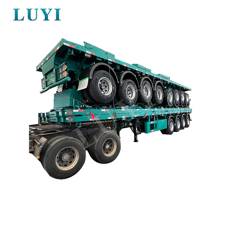 4-axle flatbed semi-trailer