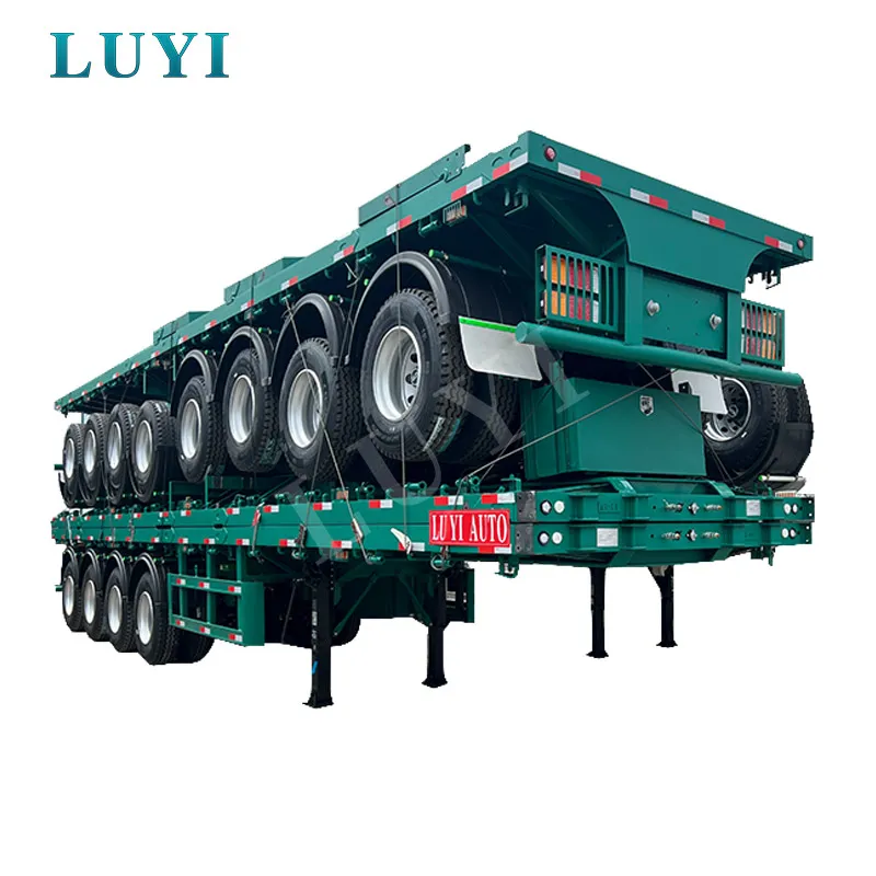 4-axle flatbed semi-trailer