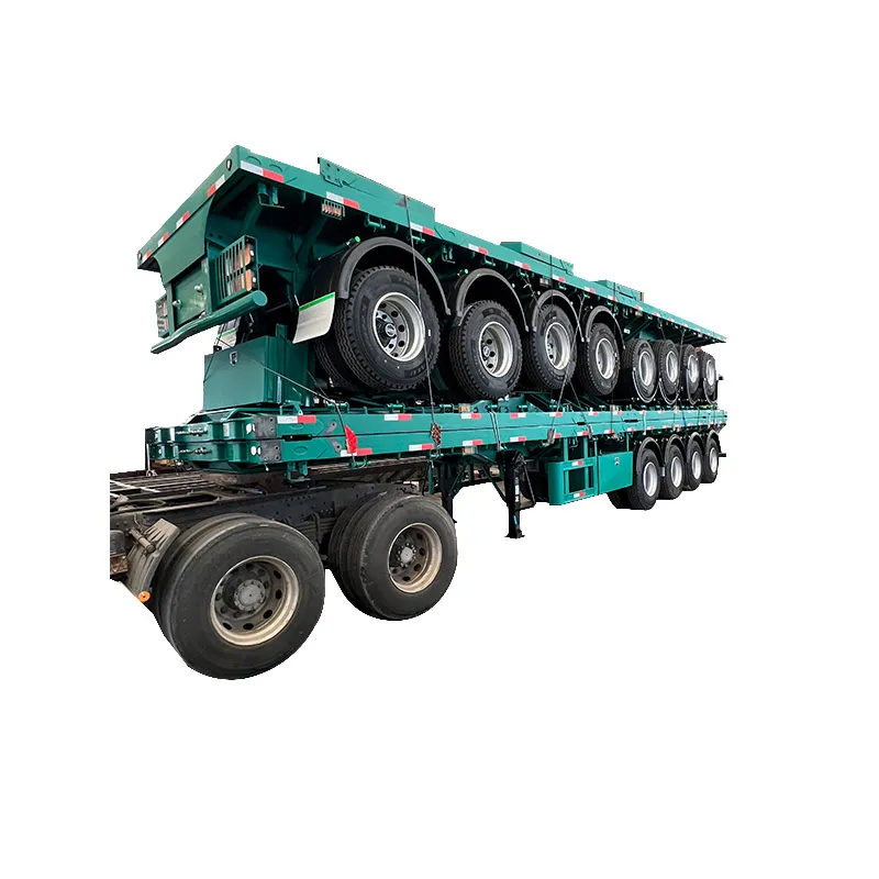4-axle flatbed semi-trailer