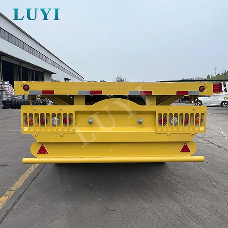 Three Axle Flatbed Semi-Trailer