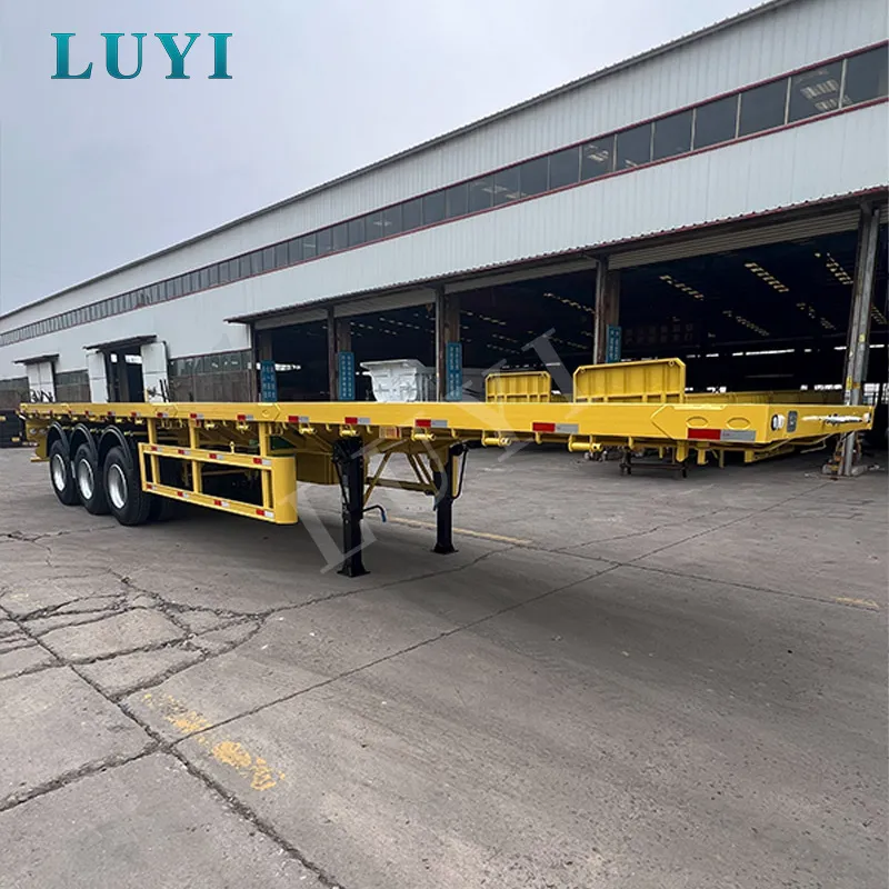 Three Axle Flatbed Semi-Trailer