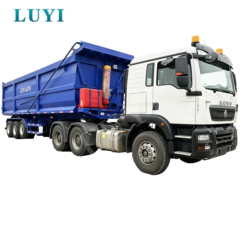 3-axle dump truck