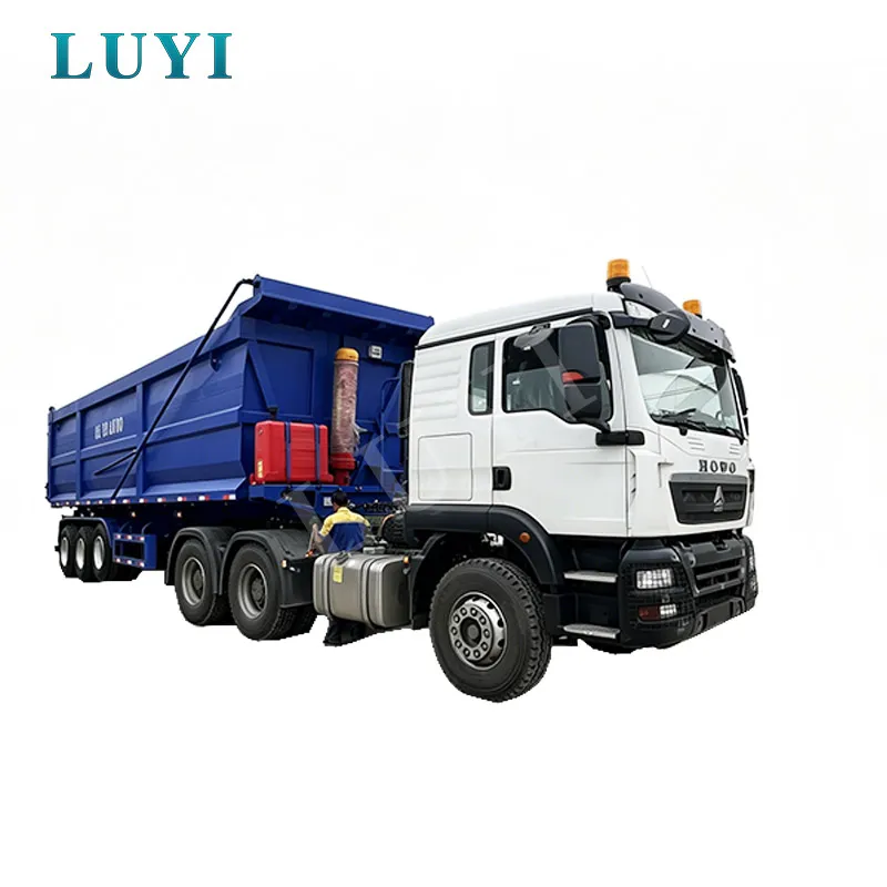3-axle dump truck