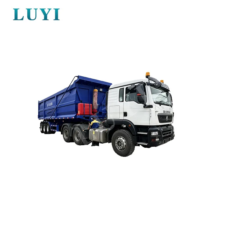 3-axle dump truck
