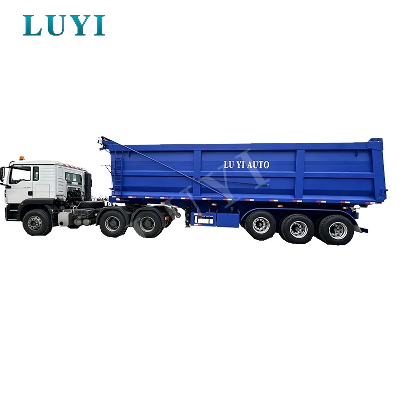 Three-axle dump trucks