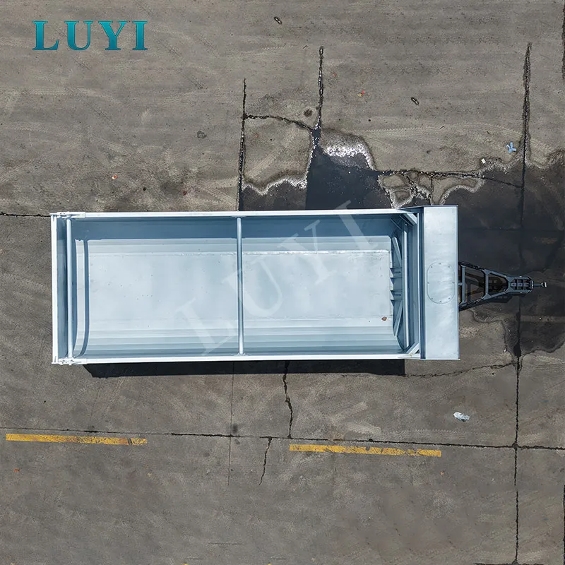 3‑axle rear‑tipping semi‑trailer