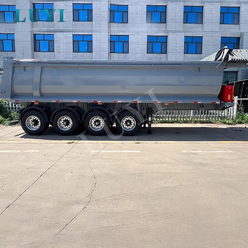 4-axle rear tipper semi-trailer