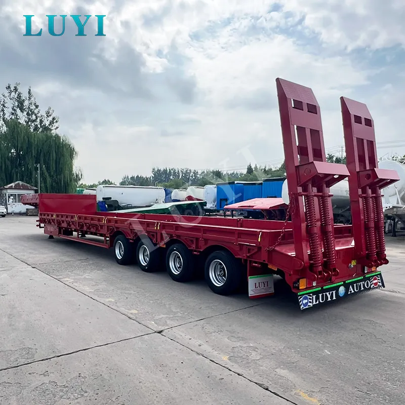 4‑Axle Low‑Bed Semi‑Trailer