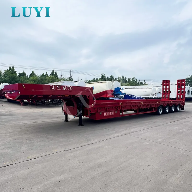 4‑Axle Low‑Bed Semi‑Trailer