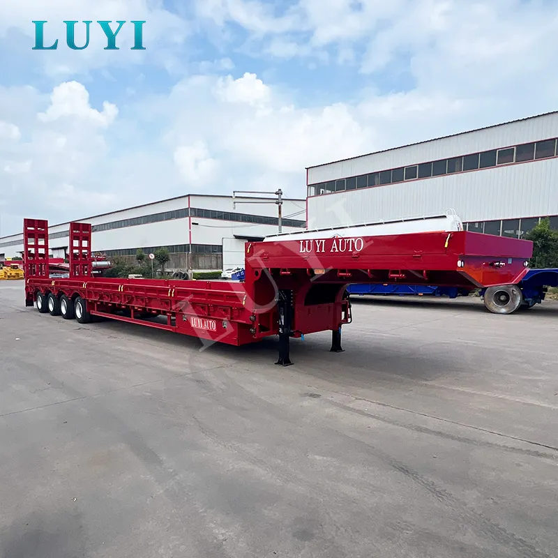 4‑Axle Low‑Bed Semi‑Trailer