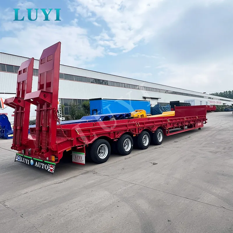 4‑Axle Low‑Bed Semi‑Trailer