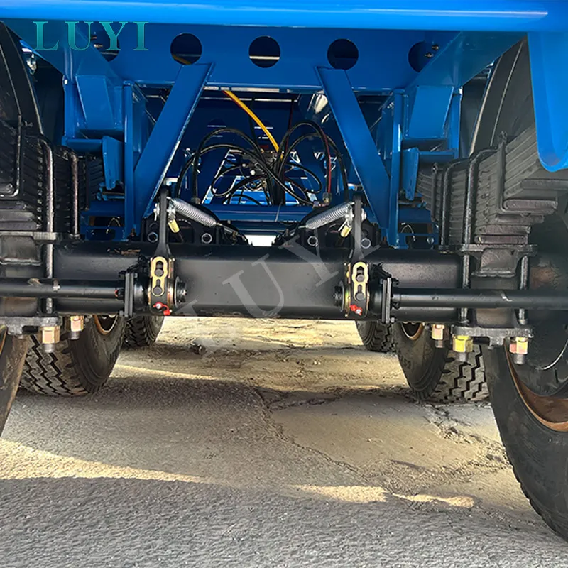 3‑axle flatbed semi‑trailer