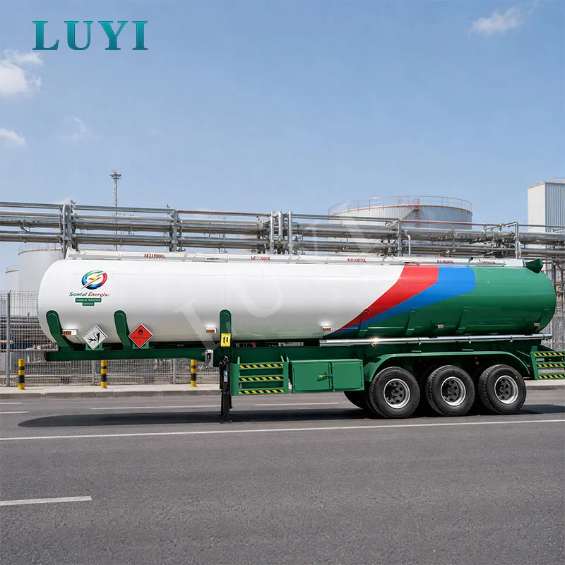 3‑axle 5‑compartment 45000L oil tanker