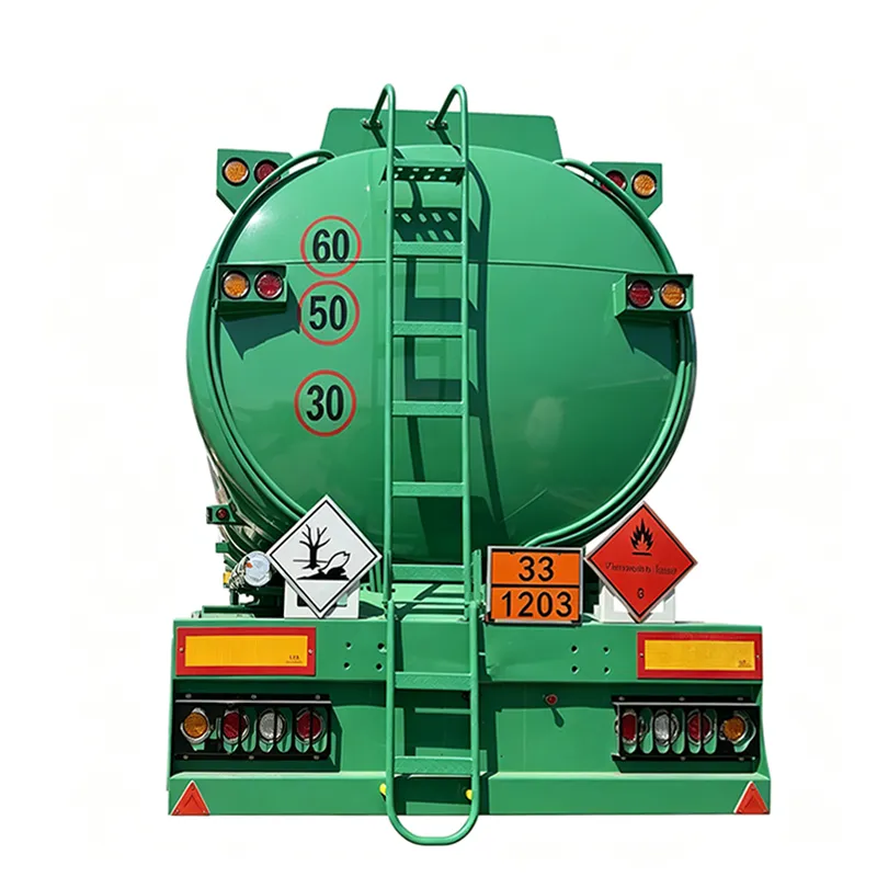 3‑axle 5‑compartment 45000L oil tanker