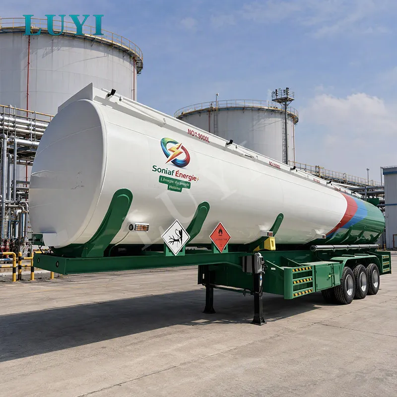 3‑axle 5‑compartment 45000L oil tanker