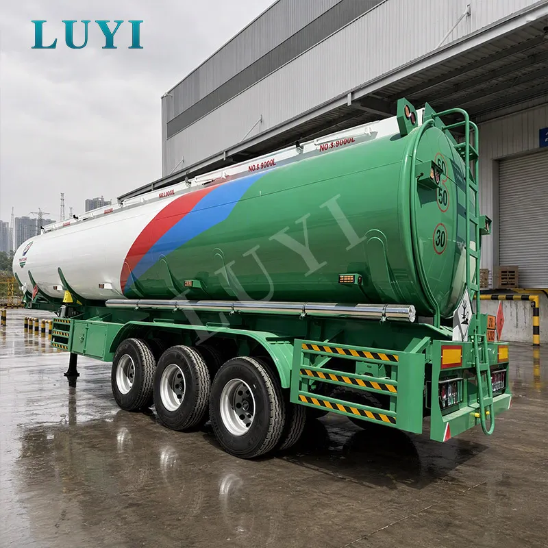 3‑axle 5‑compartment 45000L oil tanker