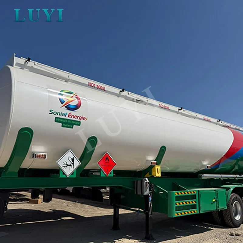 3‑axle 5‑compartment 45000L oil tanker
