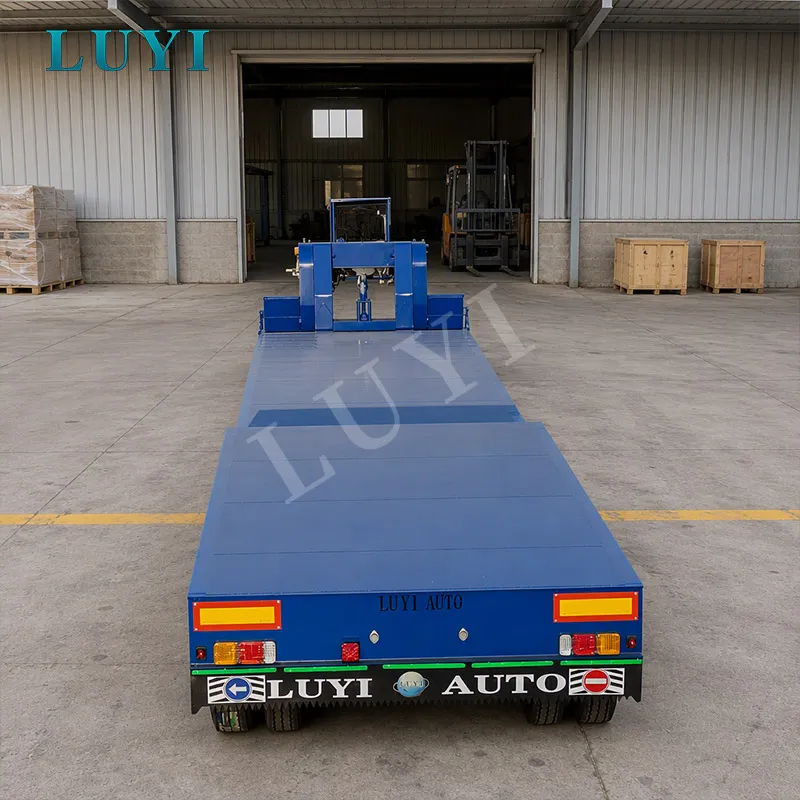 4-axle removable gooseneck lowbed semi-trailer