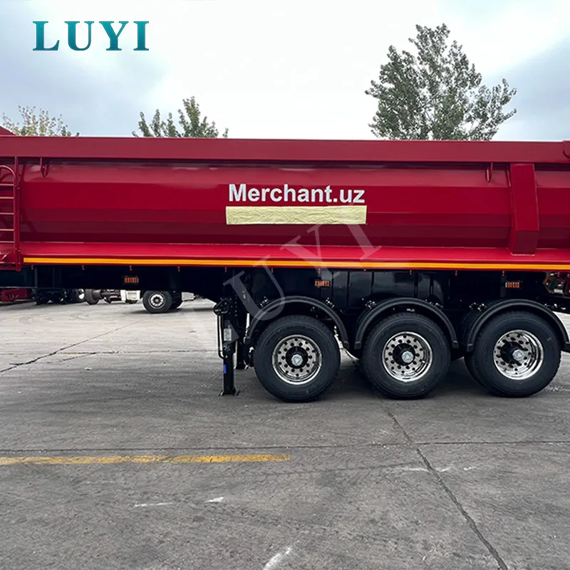 3-axle rear tipper semi-trailer