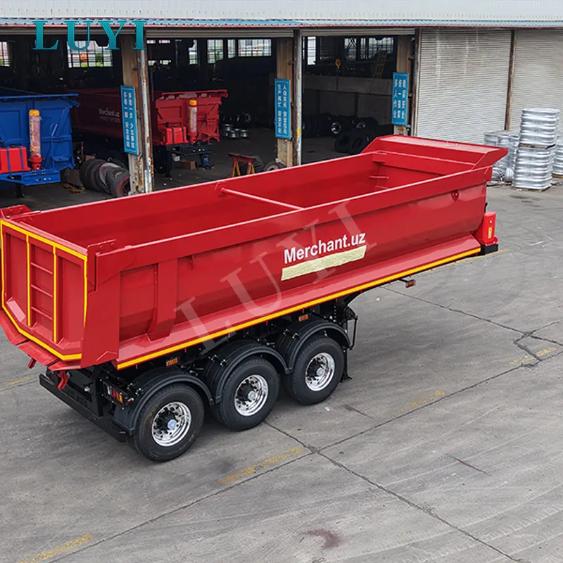 3-axle rear tipper semi-trailer