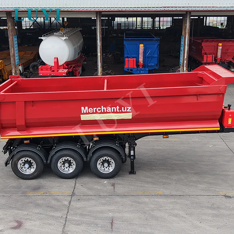 3-axle rear tipper semi-trailer